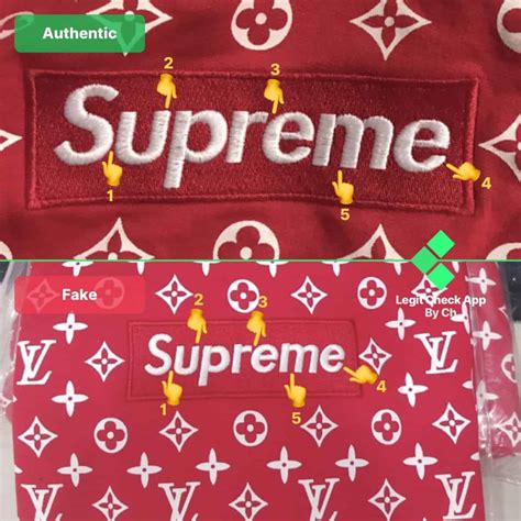 supreme x louis vuitton box logo hoodie fake|Spotting Fake Lv X Supreme Hoodies .